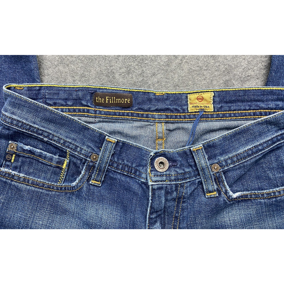 AG Adriano Goldschmied The Fillmore Jeans Mens 32x34 Blue Bootcut Denim USA - Picture 10 of 16